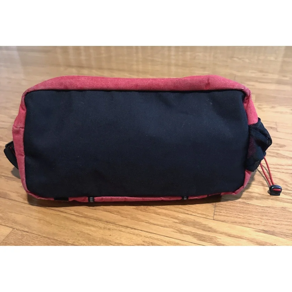 VTG 90's Tommy Hilfiger Big H Spell Out Red Duffel Bag Travel Gym 20x12x8